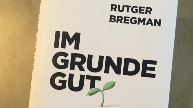 Rutger Brregman, im Grunde gut (Foto: Ella de Groot)