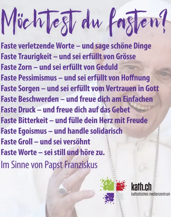 Fasntenzeit kath.ch (Foto: www.kath.ch) Fasntenzeit kath.ch (Foto: www.kath.ch)