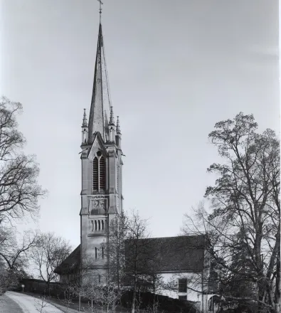 67 Muri Kirche von Westen Foto Hesse 6b (Foto: Martin Hesse (1911-1968) / Archiv Hermann von Fischer)