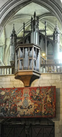 Notre Dame de Dijon - Orgel von 1895 (Foto: Christoph Knoch) Notre Dame de Dijon - Orgel von 1895 (Foto: Christoph Knoch)